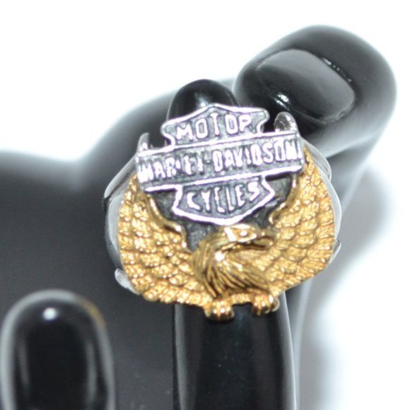 Harley-Davidson Other - Mens Vintage Harley Davidson Biker Eagle Ring 14